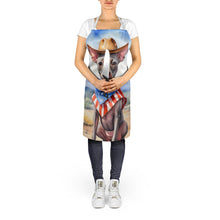 Load image into Gallery viewer, American Hairless Terrier Cowboy Welcome Apron – Artist-Designed Kitchen, BBQ &amp; Craft Apron