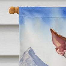 Load image into Gallery viewer, American Hairless Terrier Cowboy Welcome House Flag