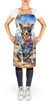 Load image into Gallery viewer, Australian Cattle Dog Cowboy Welcome Apron – Artist-Designed Kitchen, BBQ &amp; Craft Apron