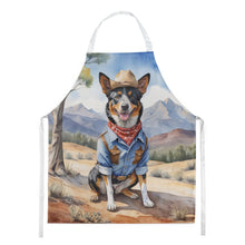 Load image into Gallery viewer, Australian Cattle Dog Cowboy Welcome Apron – Artist-Designed Kitchen, BBQ &amp; Craft Apron