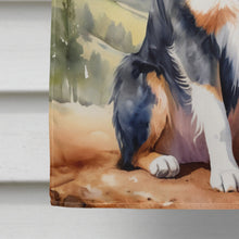 Load image into Gallery viewer, Australian Shepherd Cowboy Welcome House Flag