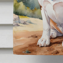 Load image into Gallery viewer, Basset Hound Cowboy Welcome House Flag
