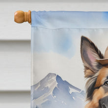 Load image into Gallery viewer, Belgian Tervuren Cowboy Welcome House Flag
