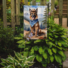 Load image into Gallery viewer, Belgian Tervuren Cowboy Welcome Garden Flag – Western Dog Yard Decor with Mountain Landscape