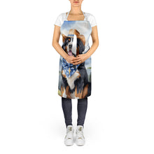 Load image into Gallery viewer, Bernese Mountain Dog Cowboy Welcome Apron – Artist-Designed Kitchen, BBQ &amp; Craft Apron