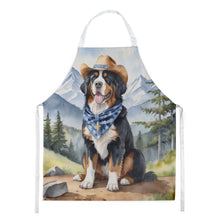 Load image into Gallery viewer, Bernese Mountain Dog Cowboy Welcome Apron – Artist-Designed Kitchen, BBQ &amp; Craft Apron