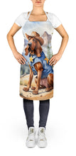 Load image into Gallery viewer, Bloodhound Cowboy Welcome Apron – Artist-Designed Kitchen, BBQ &amp; Craft Apron