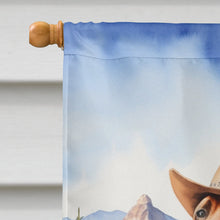 Load image into Gallery viewer, Bloodhound Cowboy Welcome House Flag