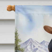 Load image into Gallery viewer, Bluetick Coonhound Cowboy Welcome House Flag
