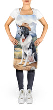 Load image into Gallery viewer, Borzoi Cowboy Welcome Apron – Artist-Designed Kitchen, BBQ &amp; Craft Apron