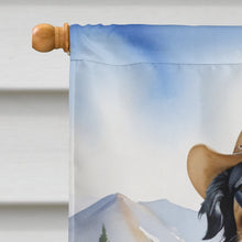 Load image into Gallery viewer, Borzoi Cowboy Welcome House Flag