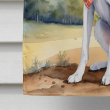 Load image into Gallery viewer, Borzoi Cowboy Welcome House Flag
