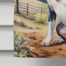 Load image into Gallery viewer, Boston Terrier Cowboy Welcome House Flag