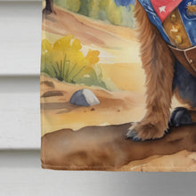Load image into Gallery viewer, Brussels Griffon Cowboy Welcome House Flag