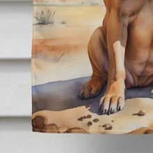 Load image into Gallery viewer, Bullmastiff Cowboy Welcome House Flag