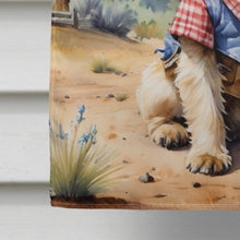 Load image into Gallery viewer, Cairn Terrier Cowboy Welcome House Flag