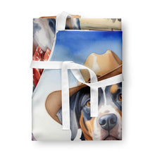 Load image into Gallery viewer, Catahoula Cowboy Welcome Apron – Artist-Designed Kitchen, BBQ &amp; Craft Apron