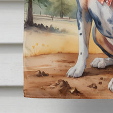 Load image into Gallery viewer, Catahoula Cowboy Welcome House Flag