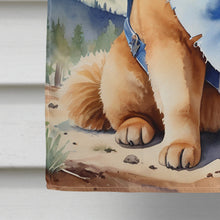 Load image into Gallery viewer, Chow Chow Cowboy Welcome House Flag