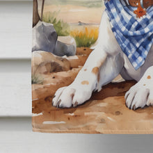 Load image into Gallery viewer, Clumber Spaniel Cowboy Welcome House Flag