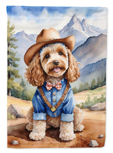 Load image into Gallery viewer, Cockapoo Cowboy Welcome House Flag