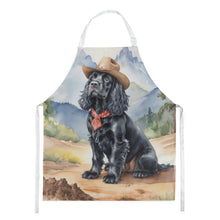 Load image into Gallery viewer, Cocker Spaniel Cowboy Welcome Apron – Artist-Designed Kitchen, BBQ &amp; Craft Apron