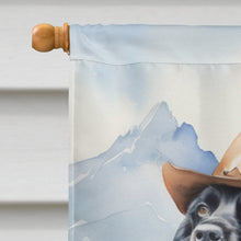 Load image into Gallery viewer, Cocker Spaniel Cowboy Welcome House Flag