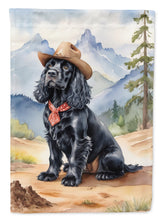 Load image into Gallery viewer, Cocker Spaniel Cowboy Welcome House Flag