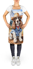 Load image into Gallery viewer, Cocker Spaniel Cowboy Welcome Apron – Artist-Designed Kitchen, BBQ &amp; Craft Apron