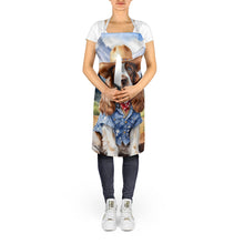 Load image into Gallery viewer, Cocker Spaniel Cowboy Welcome Apron – Artist-Designed Kitchen, BBQ &amp; Craft Apron