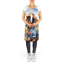 Load image into Gallery viewer, Dachshund Cowboy Welcome Apron – Artist-Designed Kitchen, BBQ &amp; Craft Apron