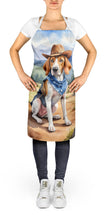 Load image into Gallery viewer, English Foxhound Cowboy Welcome Apron – Artist-Designed Kitchen, BBQ &amp; Craft Apron