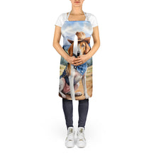Load image into Gallery viewer, English Foxhound Cowboy Welcome Apron – Artist-Designed Kitchen, BBQ &amp; Craft Apron