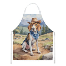 Load image into Gallery viewer, English Foxhound Cowboy Welcome Apron – Artist-Designed Kitchen, BBQ &amp; Craft Apron