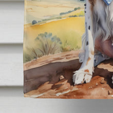 Load image into Gallery viewer, English Setter Cowboy Welcome House Flag