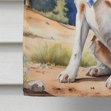 Load image into Gallery viewer, English Springer Spaniel Cowboy Welcome House Flag