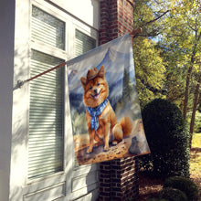 Load image into Gallery viewer, Finnish Spitz Cowboy Welcome House Flag