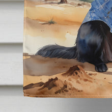 Load image into Gallery viewer, Flat-Coated Retriever Cowboy Welcome House Flag