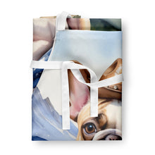 Load image into Gallery viewer, French Bulldog Cowboy Welcome Apron – Artist-Designed Kitchen, BBQ &amp; Craft Apron