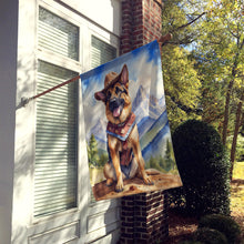 Load image into Gallery viewer, German Shepherd Cowboy Welcome House Flag