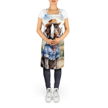 Load image into Gallery viewer, German Wirehaired Pointer Cowboy Welcome Apron – Artist-Designed Kitchen, BBQ &amp; Craft Apron