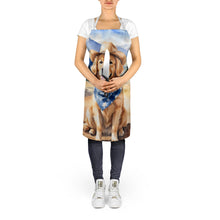 Load image into Gallery viewer, Golden Retriever Cowboy Welcome Apron – Artist-Designed Kitchen, BBQ &amp; Craft Apron