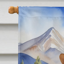 Load image into Gallery viewer, Goldendoodle Cowboy Welcome House Flag