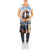 Load image into Gallery viewer, Gordon Setter Cowboy Welcome Apron – Artist-Designed Kitchen, BBQ &amp; Craft Apron
