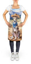 Load image into Gallery viewer, Greyhound Cowboy Welcome Apron – Artist-Designed Kitchen, BBQ &amp; Craft Apron