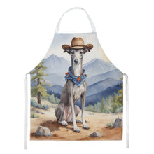 Load image into Gallery viewer, Greyhound Cowboy Welcome Apron – Artist-Designed Kitchen, BBQ &amp; Craft Apron