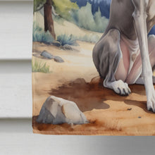 Load image into Gallery viewer, Greyhound Cowboy Welcome House Flag