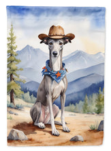 Load image into Gallery viewer, Greyhound Cowboy Welcome House Flag