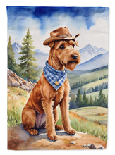 Load image into Gallery viewer, Irish Terrier Cowboy Welcome House Flag