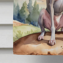 Load image into Gallery viewer, Italian Greyhound Cowboy Welcome House Flag